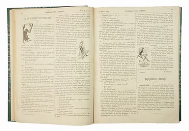 Giornale per i bambini.  Carlo Collodi  - Asta Libri & Grafica - Libreria Antiquaria Gonnelli - Casa d'Aste - Gonnelli Casa d'Aste
