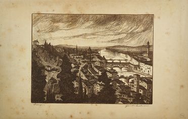  Guido Colucci  (Napoli, 1877 - Roma, 1949) : Lotto composto di 2 incisioni.  - Asta Libri & Grafica - Libreria Antiquaria Gonnelli - Casa d'Aste - Gonnelli Casa d'Aste