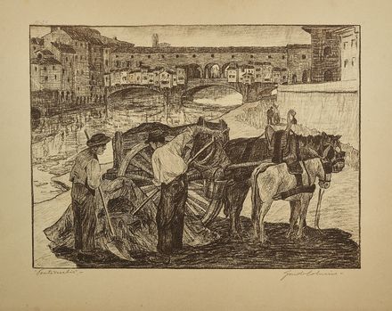  Guido Colucci  (Napoli, 1877 - Roma, 1949) : Lotto composto di 2 incisioni.  - Asta Libri & Grafica - Libreria Antiquaria Gonnelli - Casa d'Aste - Gonnelli Casa d'Aste
