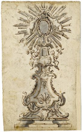  Giovanni Giardini  (Forl�, 1646 - Roma, 1721) [attribuito a] : Lotto di tre studi per oggetti liturgici.  - Asta Libri & Grafica - Libreria Antiquaria Gonnelli - Casa d'Aste - Gonnelli Casa d'Aste