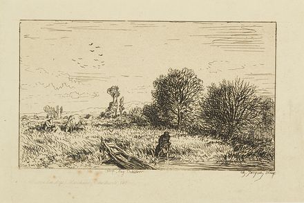  Charles-Emile Jacque  (Parigi, 1813 - Parigi, 1894) : Lotto composto di 5 incisioni.  Pieter Dupont  (Amsterdam, 1870 - Hilversum, 1911)  - Asta Libri & Grafica - Libreria Antiquaria Gonnelli - Casa d'Aste - Gonnelli Casa d'Aste