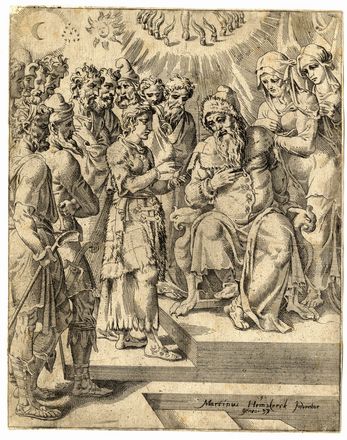  Cornelis Cort  (Hoorn, 1533 - Roma, 1578) : Indefessa gerens redivivis bella colubris Argolis ad Lernae tunditur Hydra Vadum. Ercole e l'Hydra di Lerna.  - Auction Books & Graphics - Libreria Antiquaria Gonnelli - Casa d'Aste - Gonnelli Casa d'Aste