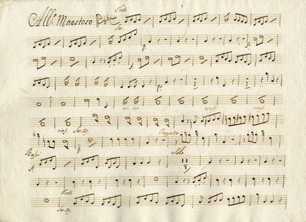  Perotti Giovanni Agostino : Concerto / a quattro mani / con accomp.to di grand'Orchestra [...].  - Asta Libri & Grafica - Libreria Antiquaria Gonnelli - Casa d'Aste - Gonnelli Casa d'Aste