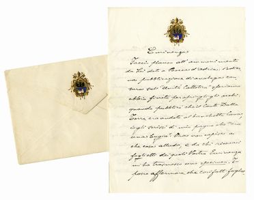  Benedictus [papa XV] : 3 lettere autografe firmate inviate a Monsignor Giorgio Gusmini, Arcivescovo di Bologna.  - Asta Libri & Grafica - Libreria Antiquaria Gonnelli - Casa d'Aste - Gonnelli Casa d'Aste