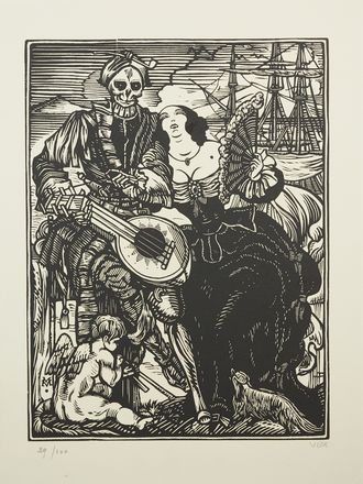  Bohumil Kubista  (Vlckovice, 1884 - 1918) : Prosba (Supplica).  - Asta Libri & Grafica - Libreria Antiquaria Gonnelli - Casa d'Aste - Gonnelli Casa d'Aste