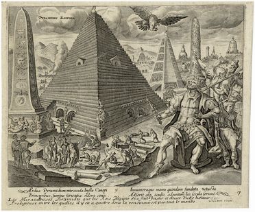  Magdalena Van de Passe  (Colonia, 1600 - Utrecht, 1638) [da] : Le sette meraviglie del mondo.  - Asta Libri & Grafica - Libreria Antiquaria Gonnelli - Casa d'Aste - Gonnelli Casa d'Aste