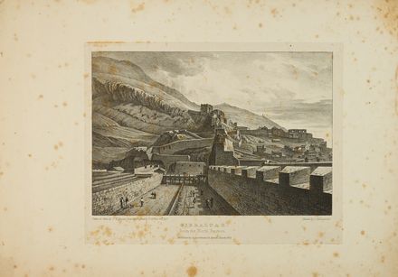  West H. A. : Six Views of Gibraltar from drawings by H.A. West, 12th Infantry. Geografia e viaggi, Veduta, Architettura Militare, Architettura  Thomas Mann Baynes  (1794 - 1876), Charles Hullmandel  - Auction Books & Graphics - Libreria Antiquaria Gonnelli - Casa d'Aste - Gonnelli Casa d'Aste