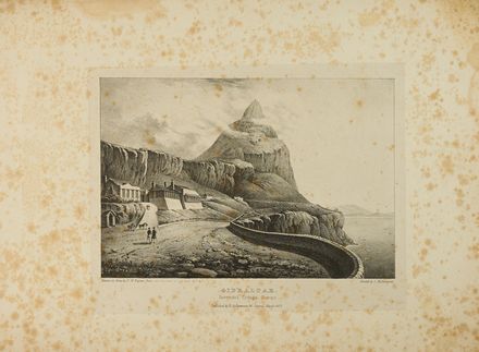  West H. A. : Six Views of Gibraltar from drawings by H.A. West, 12th Infantry. Geografia e viaggi, Veduta, Architettura Militare, Architettura  Thomas Mann Baynes  (1794 - 1876), Charles Hullmandel  - Auction Books & Graphics - Libreria Antiquaria Gonnelli - Casa d'Aste - Gonnelli Casa d'Aste