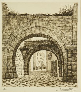  Antonio Carbonati  (Mantova, 1893 - Roma, 1956) : Bari.  - Asta Libri & Grafica - Libreria Antiquaria Gonnelli - Casa d'Aste - Gonnelli Casa d'Aste