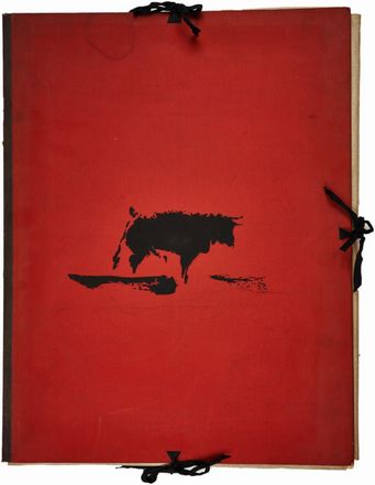  Pablo Picasso  (Malaga, 1881 - Mougins, 1973) : Toros 15 lavis inédits. Poème de Pablo Neruda traduit par Jean Marcenac.  Pablo Neruda, Jean Marcenac  - Asta Libri & Grafica - Libreria Antiquaria Gonnelli - Casa d'Aste - Gonnelli Casa d'Aste