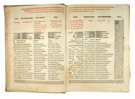 Psalterium, Hebraeum, Graecum, Arabicum, & chaldeaum, cum tribus latinis interpretationibus & glossis... Religione, Bibbia, Religione  Agostino Giustiniani  - Auction Books & Graphics - Libreria Antiquaria Gonnelli - Casa d'Aste - Gonnelli Casa d'Aste