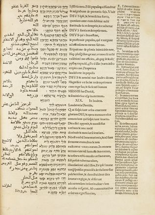 Psalterium, Hebraeum, Graecum, Arabicum, & chaldeaum, cum tribus latinis interpretationibus & glossis... Religione, Bibbia, Religione  Agostino Giustiniani  - Auction Books & Graphics - Libreria Antiquaria Gonnelli - Casa d'Aste - Gonnelli Casa d'Aste