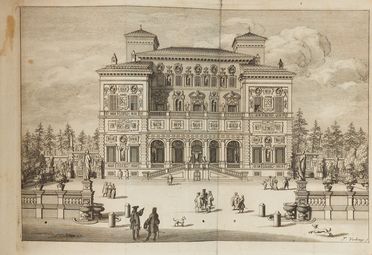  Montelatici Domenico : Villa Borghese fuori di Porta Pinciana con l'ornamenti... Architettura  - Auction Books & Graphics - Libreria Antiquaria Gonnelli - Casa d'Aste - Gonnelli Casa d'Aste