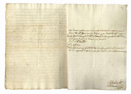  Montanari Geminiano : Lettera autografa firmata.  - Asta Libri & Grafica - Libreria Antiquaria Gonnelli - Casa d'Aste - Gonnelli Casa d'Aste