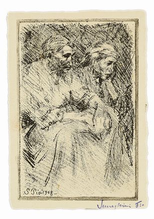  Pio Semeghini  (Quistello, 1878 - Verona, 1964) : Due rare incisioni.  - Auction Books & Graphics - Libreria Antiquaria Gonnelli - Casa d'Aste - Gonnelli Casa d'Aste