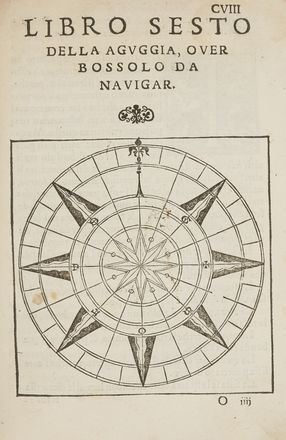  Medina Pedro de : L'arte del Navegar, in laqual si contengono le regole, dechiarationi, secreti, & avisi, alla bona navegation necessarij [...] tradotta de lingua spagnola in volgar italiano...  Vincenzo Paletino  - Asta Libri & Grafica - Libreria Antiquaria Gonnelli - Casa d'Aste - Gonnelli Casa d'Aste