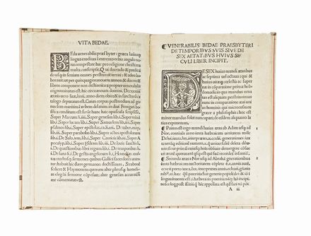  Beda Venerabilis Il Venerabile Beda : De temporibus sive de sex aetatibus huius seculi liber incipit. P. Victoris De regionibus urbis Romae libellus aureus Storia locale, Religione, Astronomia, Storia, Diritto e Politica, Scienze tecniche e matematiche  Publius Victor  - Auction Books & Graphics - Libreria Antiquaria Gonnelli - Casa d'Aste - Gonnelli Casa d'Aste