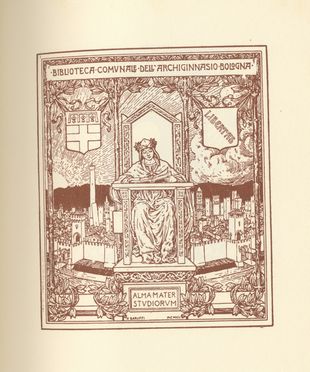  Cesare Ratta  (Bologna, 1857 - 1938) : Ex-libris italiani moderni. Serie I (-V e ultima).  Adolfo De Carolis  (Montefiore dell'Aso, 1874 - Roma, 1928), Bruno Marsili (detto Bruno Da Osimo)  (Osimo, 1888 - Ancona, 1962), Luigi Servolini  (Livorno, 1900 - 1981), Guido Marussig  (Trieste, 1885 - Gorizia, 1972), Remo Branca  (Sassari, 1897 - Roma, 1988), Giuseppe Haas-Triverio  (Sachseln, 1899 - 1963), Dino Tofani  - Asta Libri & Grafica - Libreria Antiquaria Gonnelli - Casa d'Aste - Gonnelli Casa d'Aste