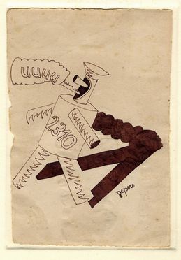  Fortunato Depero  (Fondo, 1892 - Rovereto, 1960) : Bozzetto pubblicitario.  - Auction Books & Graphics - Libreria Antiquaria Gonnelli - Casa d'Aste - Gonnelli Casa d'Aste