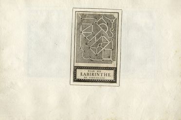  S�bastien Le Clerc  (Metz, 1637 - Parigi, 1714) : Plan du labyrinthe de Versailles.  - Asta Libri & Grafica - Libreria Antiquaria Gonnelli - Casa d'Aste - Gonnelli Casa d'Aste