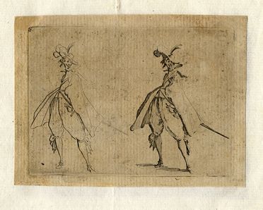  Jacques Callot  (Nancy, 1592 - 1635) : Piccolo album con venticinque incisioni dai Capricci.  - Auction Books & Graphics - Libreria Antiquaria Gonnelli - Casa d'Aste - Gonnelli Casa d'Aste