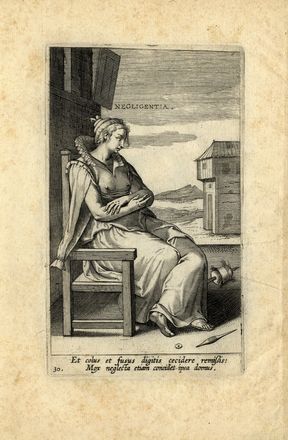  Philips Galle  (Haarlem, 1537 - Anversa, 1612) : Prosopographia, sive, Virtvtvm, animi, corporis, bonorvm externorvm, vitiorvm, et affectvvm variorvm delineatio.  Cornelius Kiliaan  (Duffel, 1528 - Anversa, 1607)  - Auction Books & Graphics - Libreria Antiquaria Gonnelli - Casa d'Aste - Gonnelli Casa d'Aste