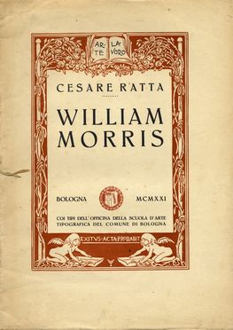  Cesare Ratta  (Bologna, 1857 - 1938) : William Morris.  William Morris  - Asta Libri & Grafica - Libreria Antiquaria Gonnelli - Casa d'Aste - Gonnelli Casa d'Aste
