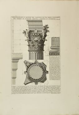  Giovanni Battista Piranesi  (Mogliano Veneto, 1720 - Roma, 1778) : Lotto di 55 tavole da Le Antichit� romane (Tomo IV e Tomo II) ed altre raccolte. Francesco Piranesi, Monumenti degli Scipioni  Francesco Piranesi  (Roma,  - Parigi, 1810)  - Auction Books & Graphics - Libreria Antiquaria Gonnelli - Casa d'Aste - Gonnelli Casa d'Aste