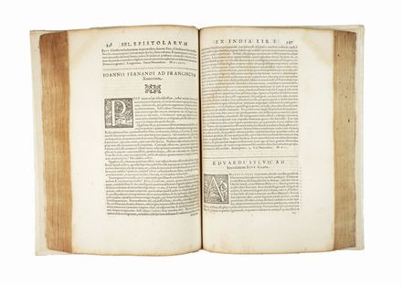  Maffei Giovanni Pietro : Historiarum indicarum libri XVI. Selectarum item ex India Epistolarum eodem interprete libri IV. Accessit Ignatii Loiolae Vita postremo recognita...  - Asta Libri & Grafica - Libreria Antiquaria Gonnelli - Casa d'Aste - Gonnelli Casa d'Aste