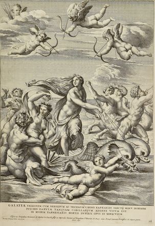  Nicolas Dorigny  (Parigi, 1658 - 1746) : Psyches et Amoris Nuptiae ac Fabula/ a Raphaele Sanctio Urbinate...  - Auction Books & Graphics - Libreria Antiquaria Gonnelli - Casa d'Aste - Gonnelli Casa d'Aste