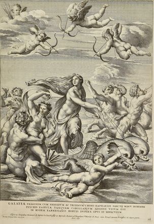  Nicolas Dorigny  (Parigi, 1658 - 1746) : Psyches et Amoris Nuptiae ac Fabula/ a Raphaele Sanctio Urbinate...  - Asta Libri & Grafica - Libreria Antiquaria Gonnelli - Casa d'Aste - Gonnelli Casa d'Aste