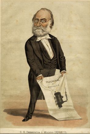  D. Sancio : Lotto di 10 caricature politiche da Lo Spirito Folletto.  - Asta Libri & Grafica - Libreria Antiquaria Gonnelli - Casa d'Aste - Gonnelli Casa d'Aste