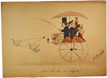 Lotto composto di 13 grandi caricature.  - Asta Libri & Grafica - Libreria Antiquaria Gonnelli - Casa d'Aste - Gonnelli Casa d'Aste