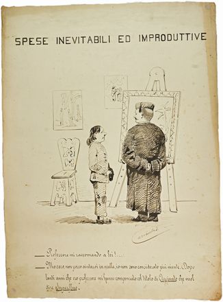 Lotto composto di 13 grandi caricature.  - Asta Libri & Grafica - Libreria Antiquaria Gonnelli - Casa d'Aste - Gonnelli Casa d'Aste
