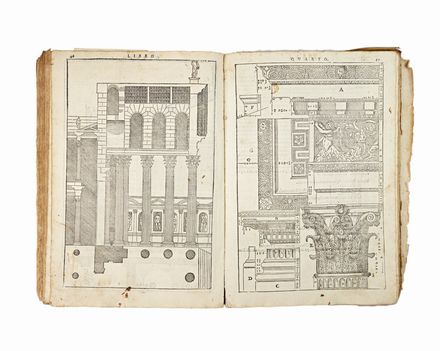  Palladio Andrea : [I quattro libri dell'architettura [...] ne' quali, dopo un breve trattato...].  - Asta Libri & Grafica - Libreria Antiquaria Gonnelli - Casa d'Aste - Gonnelli Casa d'Aste