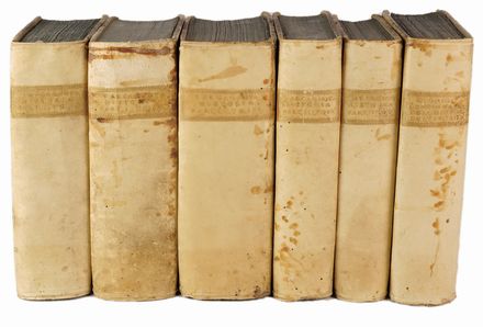  Tarcagnota Giovanni : Delle historie del mondo [...] dal principio del mondo fino à tempi nostri è successo, cavate da' piu degni, e piu gravi auttori [...] parte prima (-seconda).  Mambrino Roseo  - Asta Libri & Grafica - Libreria Antiquaria Gonnelli - Casa d'Aste - Gonnelli Casa d'Aste