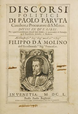  Paruta Paolo : Historia venetiana.  - Asta Libri & Grafica - Libreria Antiquaria Gonnelli - Casa d'Aste - Gonnelli Casa d'Aste