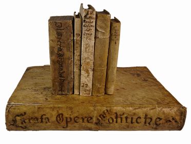  Carafa Carlo Maria : Opere politiche-cristiane [...] divise in tre libri.  Ottavio Sammarco, Francesco Patrizi  (Cherso, 1529 - Roma, 1597)  - Asta Libri & Grafica - Libreria Antiquaria Gonnelli - Casa d'Aste - Gonnelli Casa d'Aste