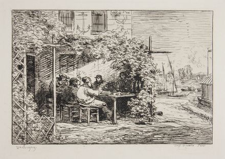  Charles Fran�ois Daubigny  (Parigi, 1817 - 1878) : Voyage en bateau.  - Asta Libri & Grafica - Libreria Antiquaria Gonnelli - Casa d'Aste - Gonnelli Casa d'Aste