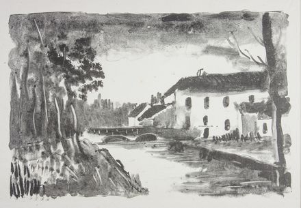  Giuseppe De Nittis  (Barletta, 1846 - Saint Germain en Laye, 1884) [e altri] : Lotto composto di 14 incisioni.  Maurice Vlaminck (De)  (Paris, 1876 - Rueil la Gadeli�re, 1958), Luc Albert Moreau  (Paris, 1882 - 1948), Albert Marquet  (Bordeaux, 1875 - Paris, 1947), Maurice Denis  (Granville, 1870 - Saint Germain en Laye, 1943), Maurice Asselin  (Orleans, 1882 - Neuilly, 1947), Ker Xavier Roussel  (Lorry-les-Metz, 1867 - 1944), Raoul Dufy  (Le Havre, 1877 - Forcalquier, 1953), Henri Theodore Fantin-Latour  (Grenoble, 1836 - Bur�, 1906), Fran�ois Antoine Maxime Lalanne  (Bordeaux, 1827 - Nogent-sur-Marne, 1886), F�lix Buhot  (Valognes, 1847 - Parigi, 1898)  - Asta Libri & Grafica - Libreria Antiquaria Gonnelli - Casa d'Aste - Gonnelli Casa d'Aste