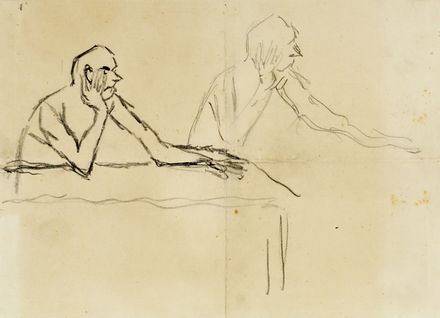  Ottone Rosai  (Firenze, 1895 - Ivrea, 1957) : Caricatura di Benito Mussolini.  - Asta Libri & Grafica - Libreria Antiquaria Gonnelli - Casa d'Aste - Gonnelli Casa d'Aste