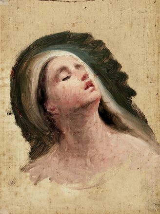  Anonimo del XIX secolo : Studio per estasi di Santa Teresa.  - Auction Books & Graphics - Libreria Antiquaria Gonnelli - Casa d'Aste - Gonnelli Casa d'Aste