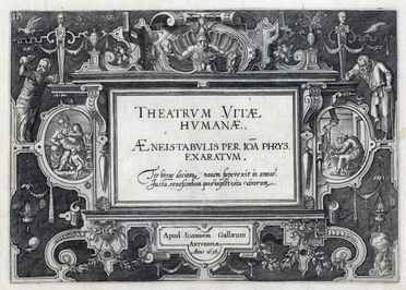  Jan Wierix  (Anversa, 1549 - 1615) : Theatrum Vitae Humanae.  - Asta Libri & Grafica - Libreria Antiquaria Gonnelli - Casa d'Aste - Gonnelli Casa d'Aste