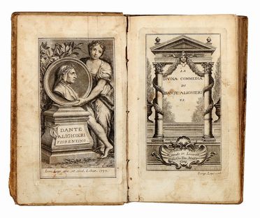  Alighieri Dante : La Divina Commedia [...] T. I (-II).  - Asta Libri & Grafica - Libreria Antiquaria Gonnelli - Casa d'Aste - Gonnelli Casa d'Aste