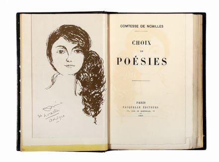  Noailles (comtesse de) Anna lisabeth : Choix de posies.  - Asta Libri & Grafica - Libreria Antiquaria Gonnelli - Casa d'Aste - Gonnelli Casa d'Aste