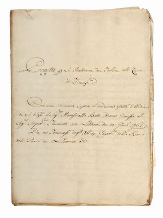  Albizzi Tommaso : Progetto per la battitura dei Talleri alla Zecca di Firenze.  - Asta Libri & Grafica - Libreria Antiquaria Gonnelli - Casa d'Aste - Gonnelli Casa d'Aste