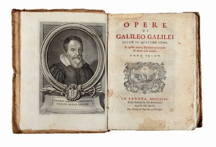  Galilei Galileo : Opere [...] divise in quattro tomi, in questa nuova edizione accresciute di molte cose inedite. Tomo primo (-quarto).  - Asta Libri & Grafica - Libreria Antiquaria Gonnelli - Casa d'Aste - Gonnelli Casa d'Aste