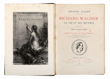  Jullien Adolphe : Richard Wagner, sa vie et ses oeuvres. Ouvreage orné de quatorze lithographies originales par Fantin-Latour...  Richard Wagner, Henri Theodore Fantin-Latour  (Grenoble, 1836 - Buré, 1906)  - Asta Libri & Grafica - Libreria Antiquaria Gonnelli - Casa d'Aste - Gonnelli Casa d'Aste