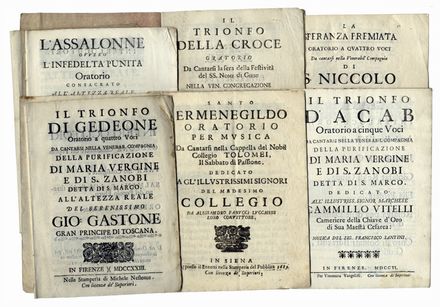 Lotto di 6 libretti di oratori.  - Asta Libri & Grafica - Libreria Antiquaria Gonnelli - Casa d'Aste - Gonnelli Casa d'Aste