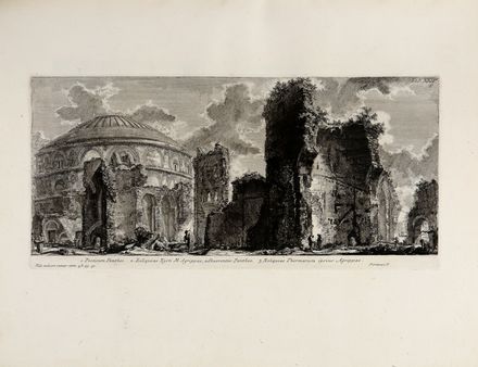  Giovanni Battista Piranesi  (Mogliano Veneto, 1720 - Roma, 1778) : Il Campo Marzio dell'antica Roma.  - Auction Books & Graphics - Libreria Antiquaria Gonnelli - Casa d'Aste - Gonnelli Casa d'Aste